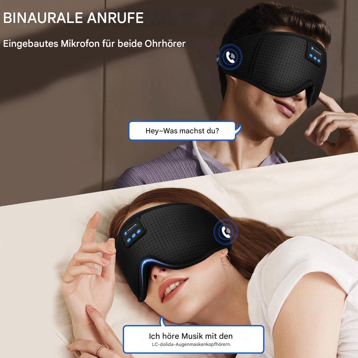 TravelTime Schlafmaske mit Lautsprechern