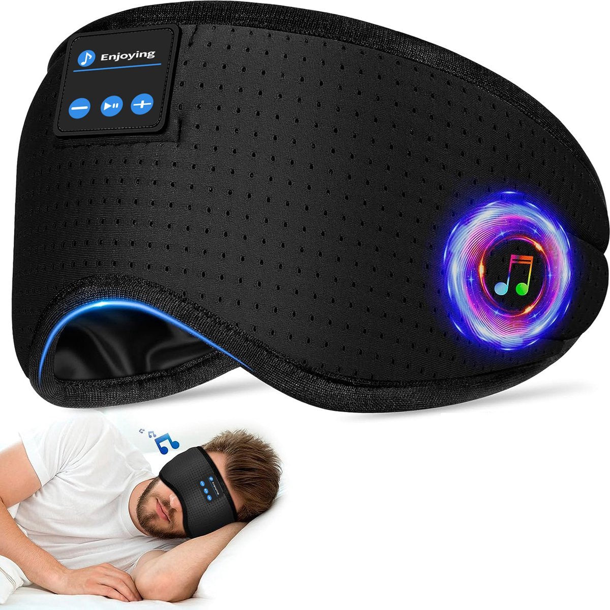 TravelTime Schlafmaske mit Lautsprechern